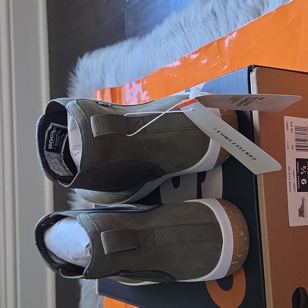 Nwt! Bogs Leather Chelsea Boot In Londen - Picture 3 of 10